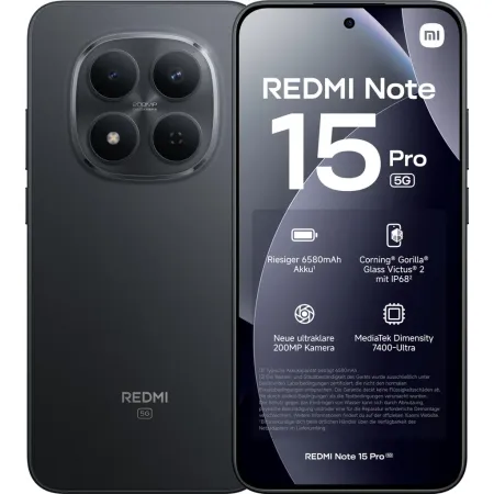 Xiaomi Redmi Note 15 Pro 5G Dual Sim 8+256GB black